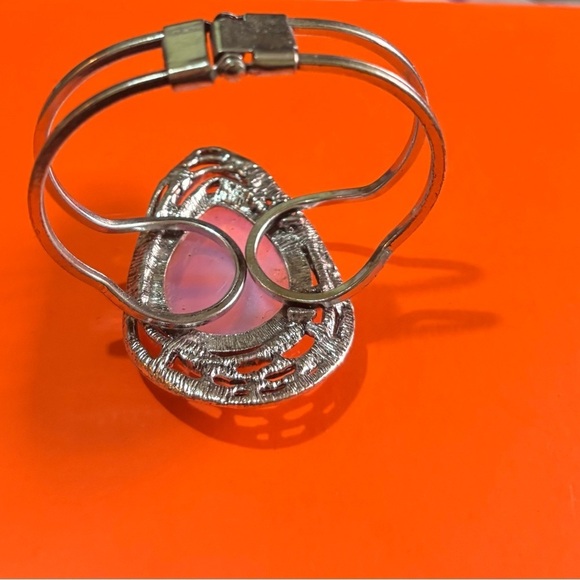 Fashion jewelry opal stainless steel  cuff bracelet